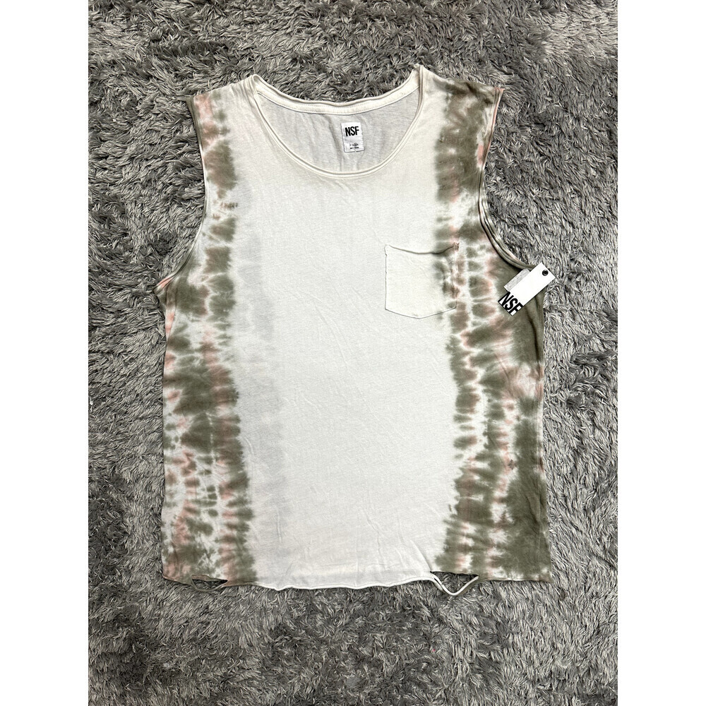 NSF women's Top Distressed Pocket Tank Top - Size M $150